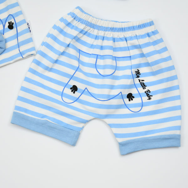 3 Piece Shirt Shorts and Cap Baby Boy Set