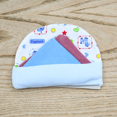 New Born Baby Cap and Face Towel Set