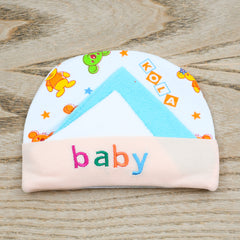 New Born Baby Cap and Face Towel Set