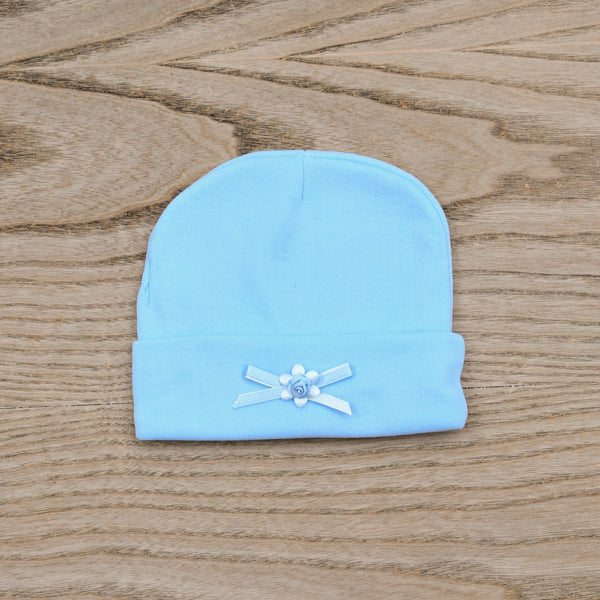 New Born Baby Girl Bow Cap