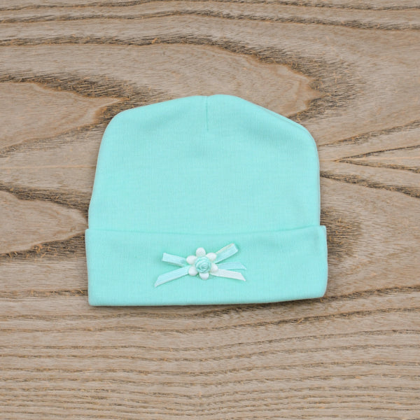 New Born Baby Girl Bow Cap