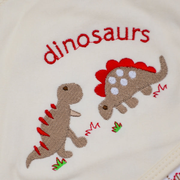 Little Home Dinosaurs Baby Hooded Wrapping Sheet