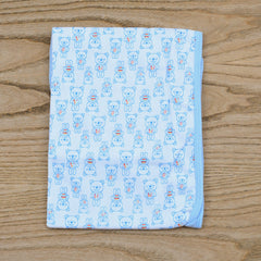 Little Home Teddy Bear Baby Hooded Wrapping Sheet