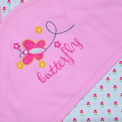 Little Home Butterfly Baby Hooded Wrapping Sheet