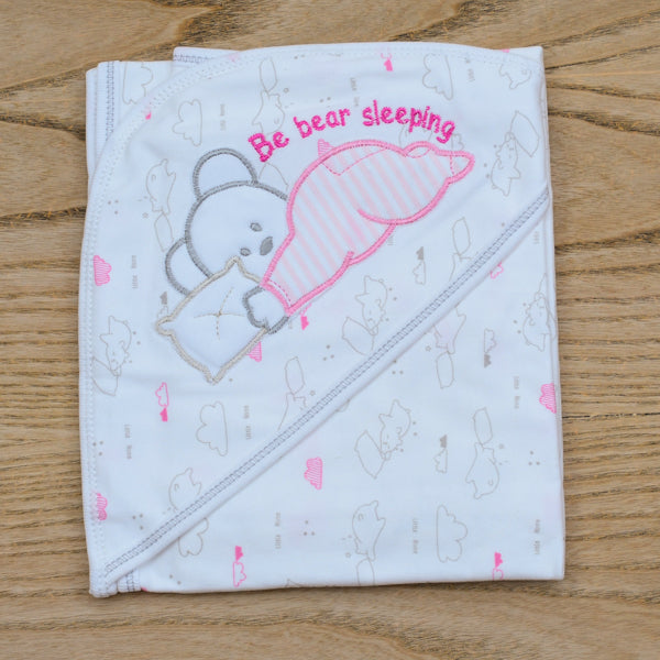 Little Home Baby Hooded Wrapping Sheet