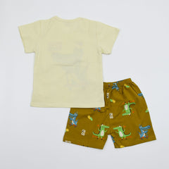 Boys Premium Quality 100% Cotton Shirt Shorts Set