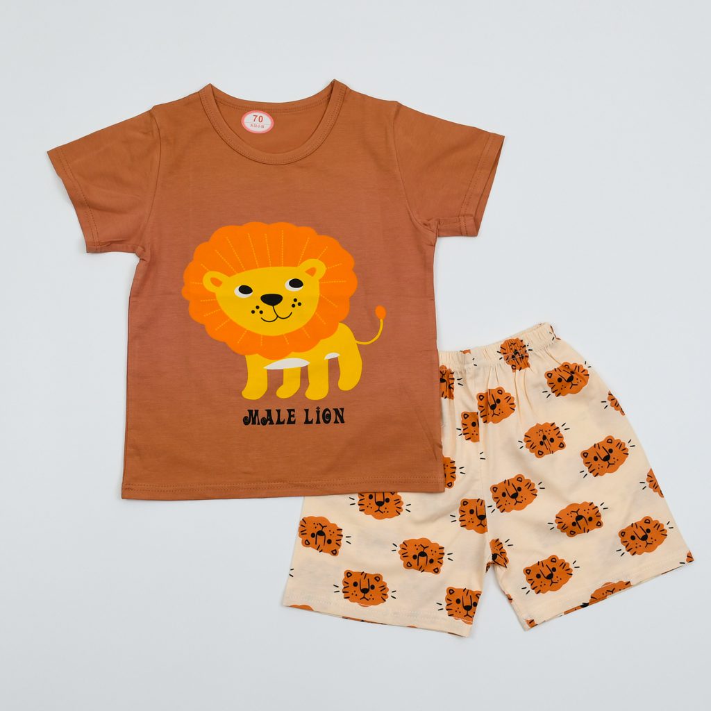 Boys Premium Quality 100% Cotton Shirt Shorts Set