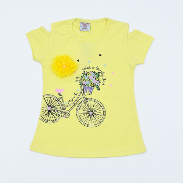 Joy Ride On A Lovely Sunny Day Girls T-Shirt