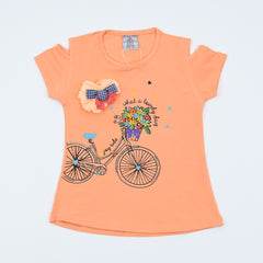 Joy Ride On A Lovely Sunny Day Girls T-Shirt