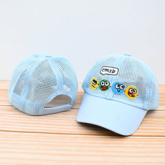 Boys Trendy 6 Panel Air Mesh Cap with Adjustment