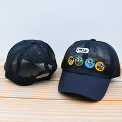 Boys Trendy 6 Panel Air Mesh Cap with Adjustment