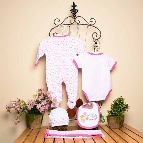 5 Piece Baby Girl Summer Dress Set