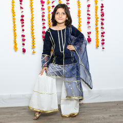 Girls Gharara, Shirt & Dupata Dress