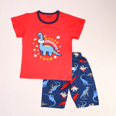 Boys Space Tour T Shirt Shorts Set