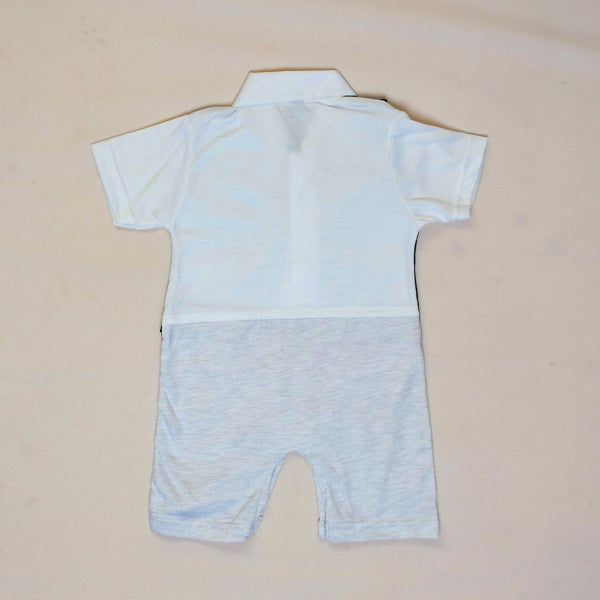 Baby Boy Waistcoat Bow Tie Romper