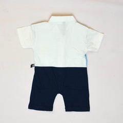 Baby Boy Waistcoat Bow Tie Romper