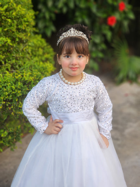 Grace & Glamour – Girls' Gown for Parties, Weddings & More (1–12 Years)