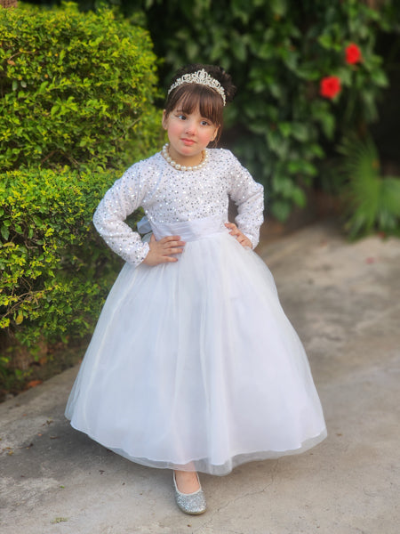 Grace & Glamour – Girls' Gown for Parties, Weddings & More (1–12 Years)