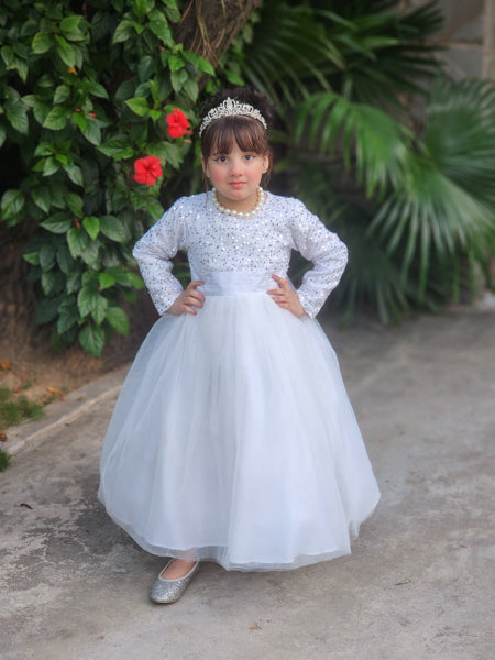 Grace & Glamour – Girls' Gown for Parties, Weddings & More (1–12 Years)