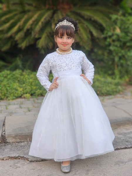 Grace & Glamour – Girls' Gown for Parties, Weddings & More (1–12 Years)
