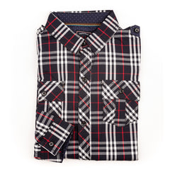 Boys Superior Quality Cotton Check Shirt