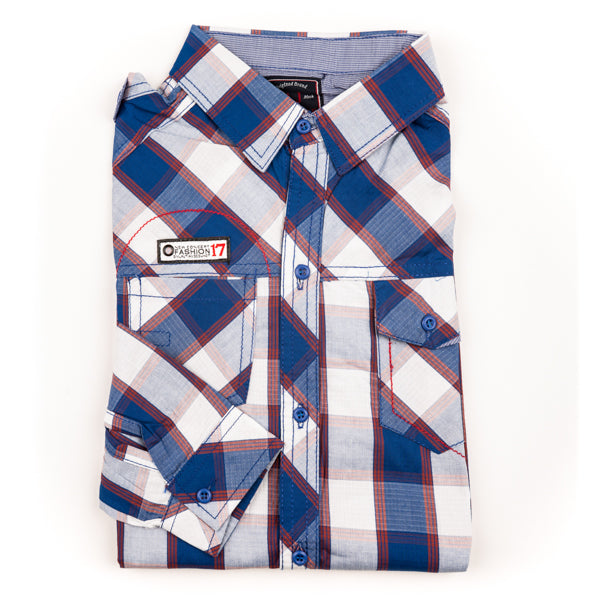 Boys Superior Quality Cotton Check Shirt