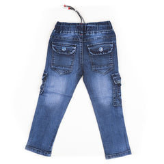 C & T Blue Denim Pants with Drawstring