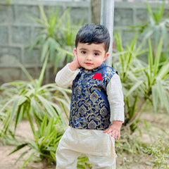 Noble Heritage Boys Waistcoat Kurta Shalwar Dress