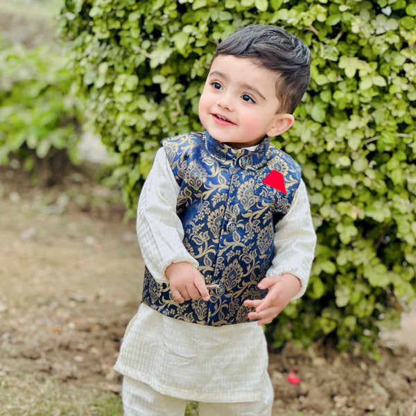 Noble Heritage Boys Waistcoat Kurta Shalwar Dress