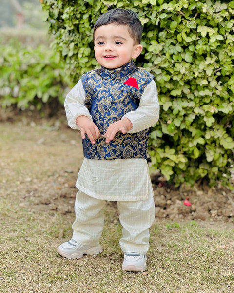 Noble Heritage Boys Waistcoat Kurta Shalwar Dress