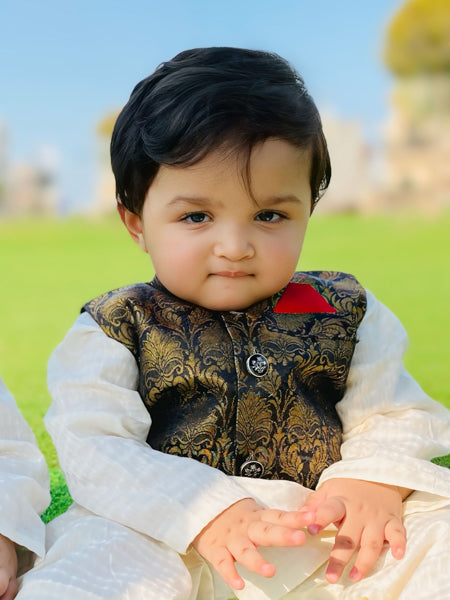 Noble Heritage Boys Waistcoat Kurta Shalwar Dress