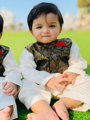 Noble Heritage Boys Waistcoat Kurta Shalwar Dress