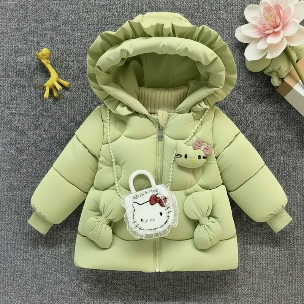 Children's hooded jackets Olive