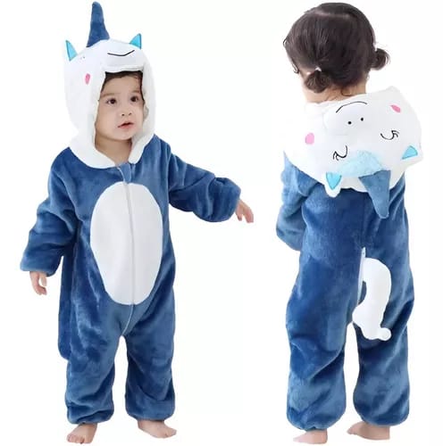 Unicorn in Blue Baby Girl Toddler Girl Superior Quality Romper