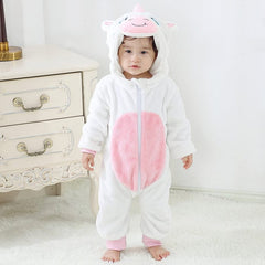 White Unicorn Baby Girl Toddler Girl Superior Quality Romper