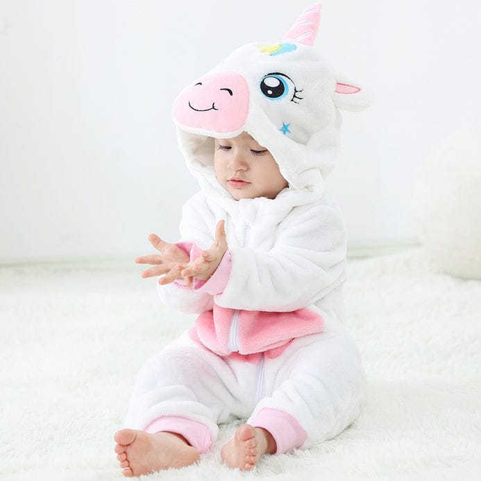 White Unicorn Baby Girl Toddler Girl Superior Quality Romper