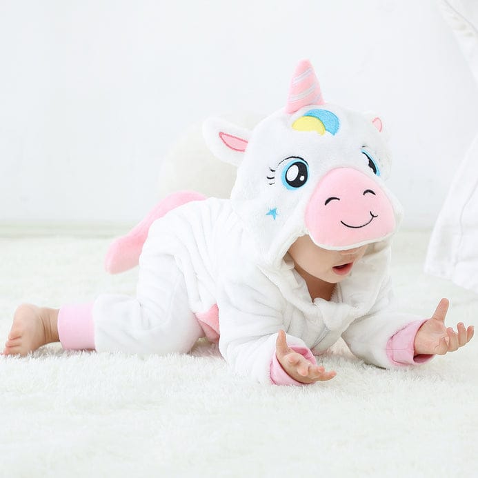 White Unicorn Baby Girl Toddler Girl Superior Quality Romper